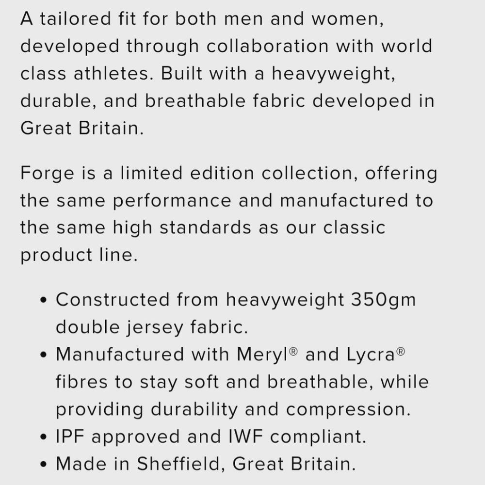 SBD Forge Powerlifting Singlet - Picture 3 of 5